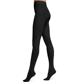 WOLFORD Women's Cotton Tights, black