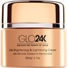 GLO24K Crema aclaradora y aclaradora con oro de 24k, cúrcuma