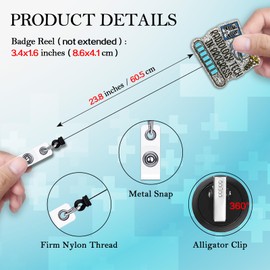 KANGYUSO Funny Rad Tech Student Retractable Badge Reel, Radiology Tech in Progress Silver Glitter Badge Reel with Clip, Funny ID Card Holder Gifts for Radiology Technologist Nurse Medical Graduates
