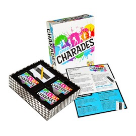 Charades Party Game – Speed Charades Board Game - Face-Paced Party Game - Includes 1400 Charades - Perfect for Groups and Family Game Nights