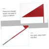 BIUDECO Running Triangle Flag Set 4 Iron Stick Flags Shot