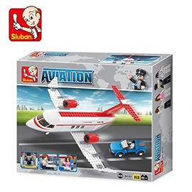 Sluban SlubanM38-B0365 Private Jet Building Bricks Set