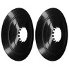 cyclingcolors 2 x Bicycle Wheels Spoke Protection 135 mm Windscreen
