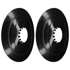 cyclingcolors 2 x Bicycle Wheels Spoke Protection 135 mm Windscreen Protection Cassette Freewheel Black