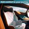 2pcs Dog Bone Shaped Chiropractic Neck and Back Pillow for