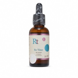 Rt Retime Serum Facial Antiedad con Acido Hialuronico, Colageno y Elastina, Bio Serum Rejuvenecedor y Humectante, Anti arrugas y Reafirmante, Para Rostro y Cuello, 30ml
