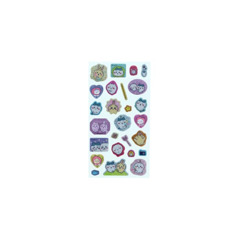 Sun-Star Stationery Chiikawa Goods Stickers Glitter Crystal Pop Deco Party