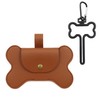 Dog Poop Bag Dispenser Leather Poop Bag Holder Dog Waste