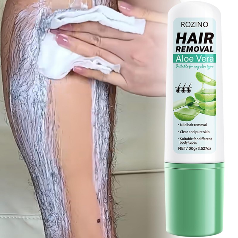 Gentle Hair Removal Cream for Men & Women, Painless Depilatory