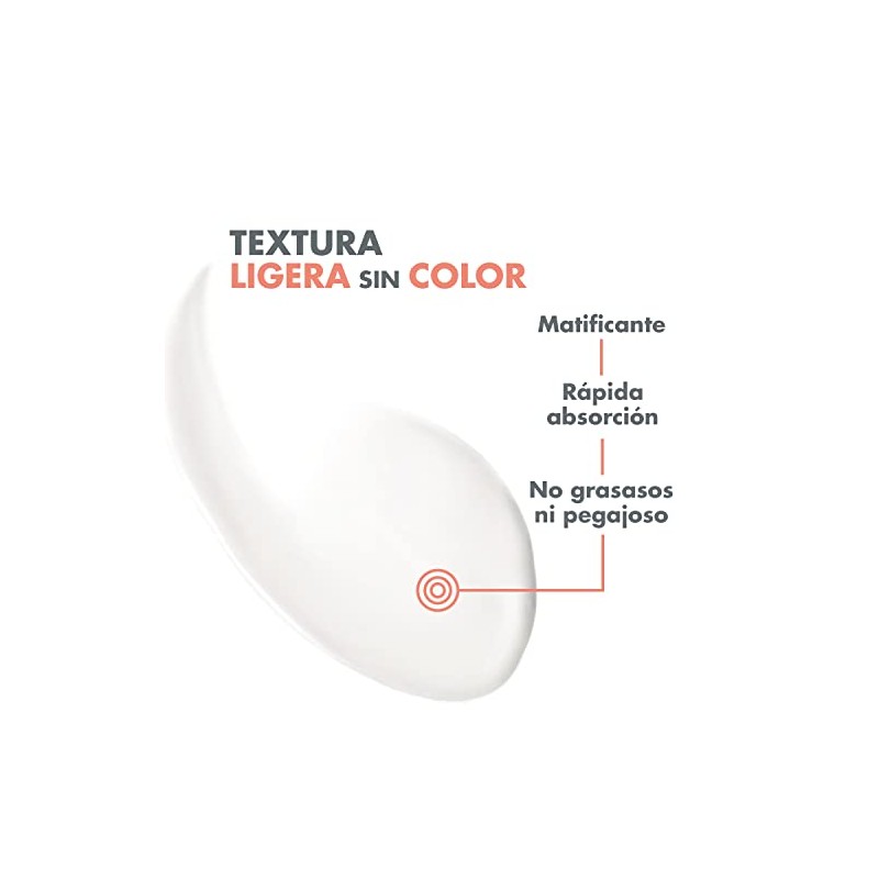 Avene - Ultra Mat, Fluido Matificante, Protector Solar FPS 50+