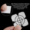 HARFINGTON 30pcs Survey Reflector Sheets 30x30mm Self-Adhesive Reflective Tape Survey
