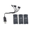 1200mah Lithium Battery Black Strong Protection 3.7V High Conversion for