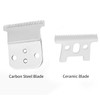 Kaynway Stainless Steel T-Blade Clipper Blade Replacement Ceramic Blade Carbon