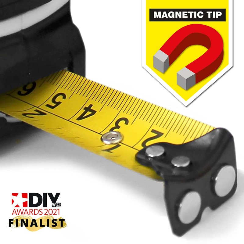 Dekton Extra Wide 5m Auto-Lock Tape Measure with Magnetic Tip