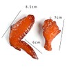 Simulation Fried Chicken Pendant Necklace Resin Barbecue Chicken Legs Wings