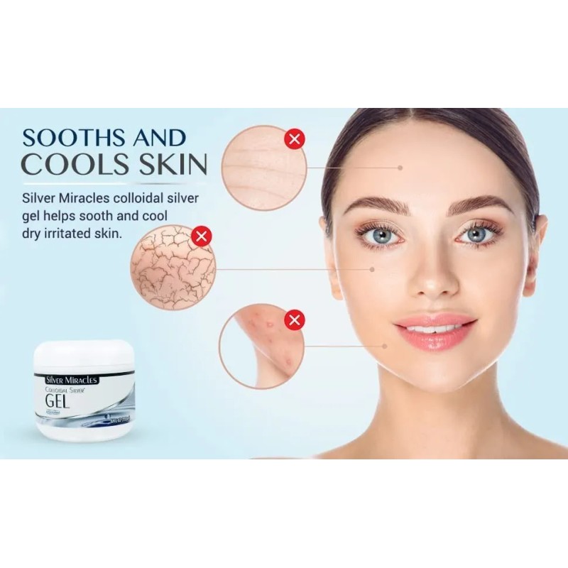 Crema Plateada Coloidal Piel Seca Enrojecimiento Picazon