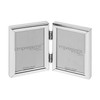 IMPRESSIONS BY JULIANA SILVER DOUBLE PHOTO FRAME FS426 2''x3''
