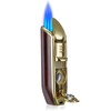 Cigar Torch Lighters Butane Refillable Windproof Lighter with Punch Without