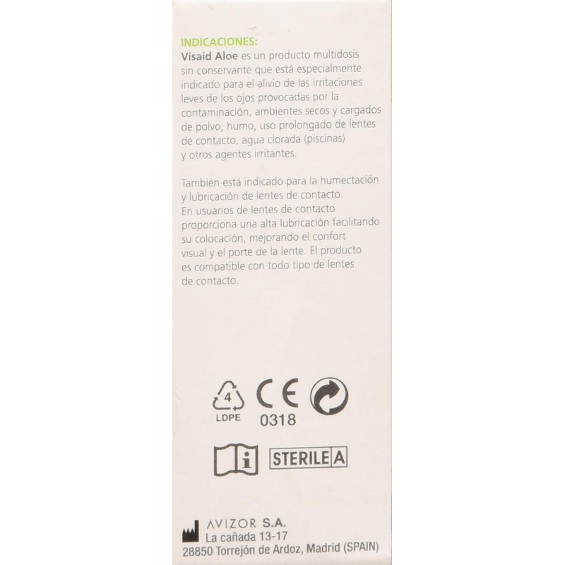 Visaid Visaid Aloe 10ml 1 x 10ml