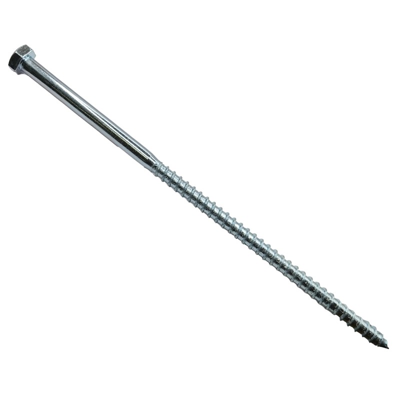 LLB 200mm M8 For Coach Screws Wood Hex Head Width
