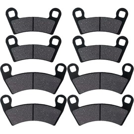 Brake Pads Front and Rear for Polaris Ranger XP 1000 2018-2023 General 1000 EPS 2016-2023 Ranger Crew XP 1000 2020-2023 RZR 4 900 2015-2018 RZR S4 1000 2019-2021