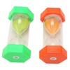 2Pcs Sand Timer 20 Minutes Hexagonal Shape Durable Plastic Widely