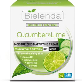 Bielenda Bielenda cucumber & lime anti-shine cream day/night 50ml