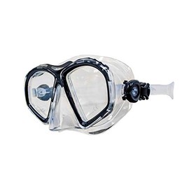 Sherwood Vida Premium Scuba and Snorkeling Mask with Quick Disconnect Buckles - Black