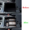 BestEvMod Storage Box Organizer Center Console Tray with Vegan Leather