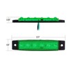 KYYET Green LED Side Marker Lights,(Pack of 20) 6 LED