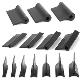 14Pcs Sanding Blocks, Sandpaper Grinding Frame Rubber Sandpaper Mat Flexible Contour Sanding Grips Polishing Pad Woodworking Tools for Contouring Wood Stock Concave Detailing or Refining