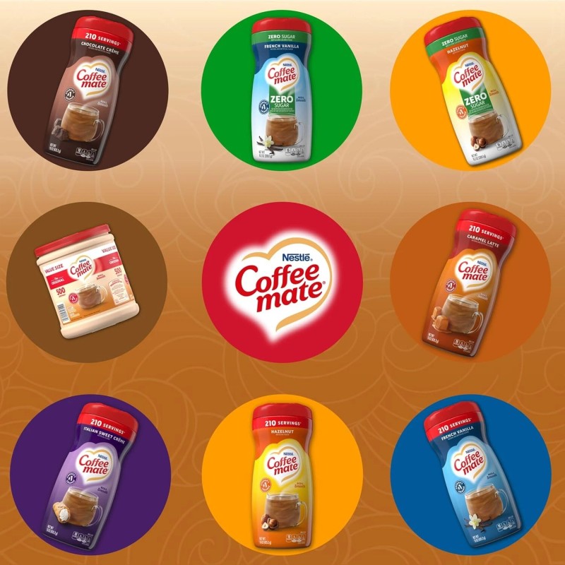 Coffee-mate (2 Pack) Nestle Coffee mate Original Powdered Coffee Creamer,