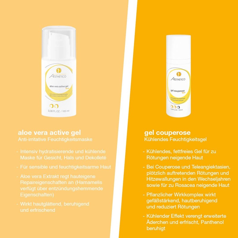AESTHETICO Gel Couperose - Redness Minimising and Soothing Care Gel