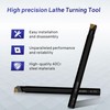 Indexable Lathe Turning Tool 21Pcs Kit 1/2'' 12mm Shank 7