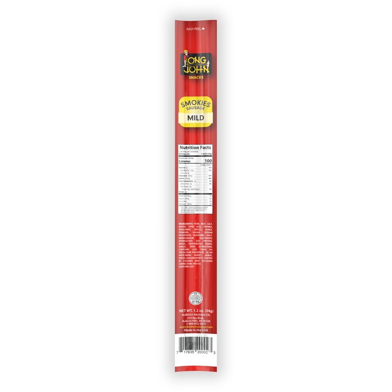 Long John Snacks Smokies Sausage - Smoked & Seasoned Juicy