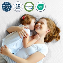 IULULU 6 Inch Twin Mattress, Gel Memory Foam Mattress in a Box, Fiberglass Free Mattresses with Medium Firm Foam for Cool Sleep, CertiPUR-US Certified