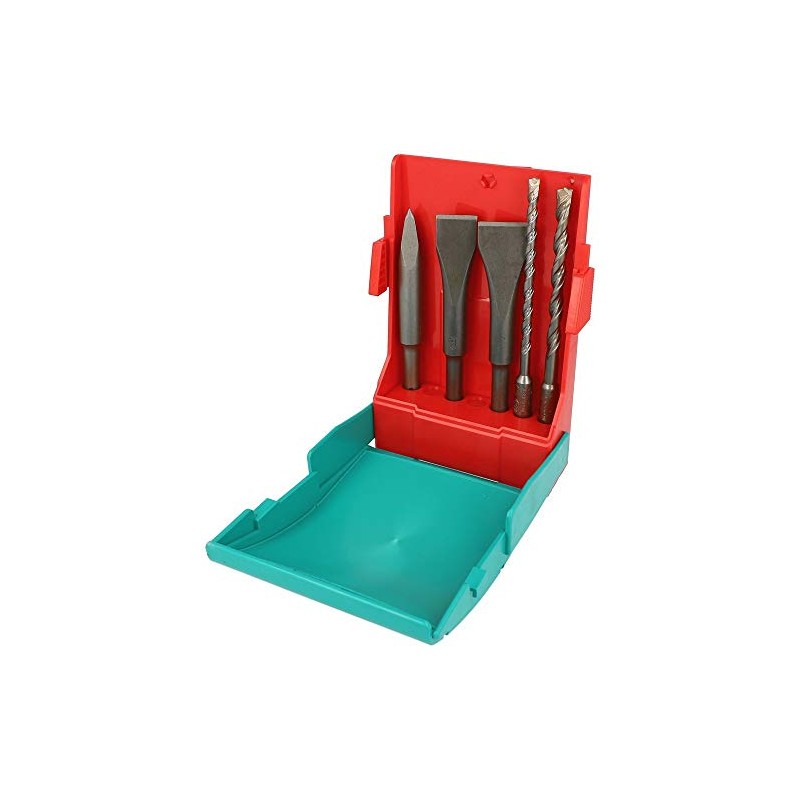 Heller Tools 262880 Mixed-Chisel, Silver, Set of 5 Pieces