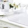 NECAUX Custom Multisize 1.5mm Thick Frosted PVC Table Cover Protector