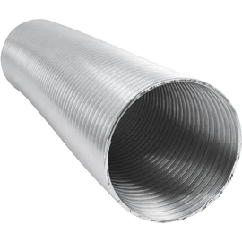 Intelmann Aluminium Flexible Pipe 1.5 m / 3 m / 5 m DN 50 63 71 76 80 100 125 150 160 180 200 224 250, Aluminium Hose Ventilation Pipe Aluminium Flexible Pipe Aluminium Ventilation Pipe Air Pipe (1.5