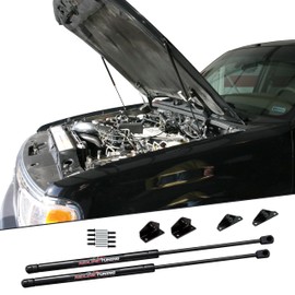 Redline Tuning 21-11005-02 Hood QuickLIFT Plus System Compatible with Ford Explorer 1995-2001 (All Black Components)