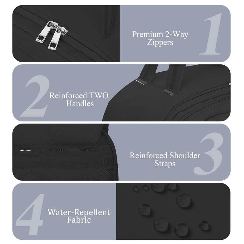 VMIKIV Hand Luggage Backpack 40 x 20 x 25 for