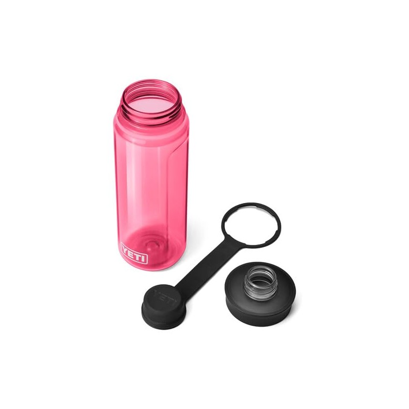 YETI Yonder Water Bottle with Tether Cap, Tropical Pink, 25