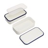 Takenaka Retro Moda Lunch Box, Square Lunch, Navy, Upper Level,