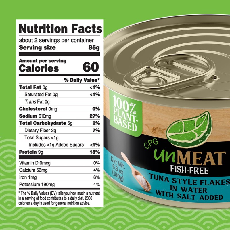 unMEAT Fish-Free Tuna Flakes in Brine