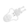 Cartoon U Disk White Skull Appearance High Speed Bulk Storage