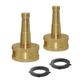 Hooshing 2PCS Brass Jet Sweeper Jet Nozzle for Cleaning Car, Siding, Driveway