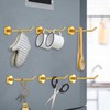 XIHIRCD 6pcs Gold Magnetic Hooks, 1.7lb 3 Inch Long Heavy