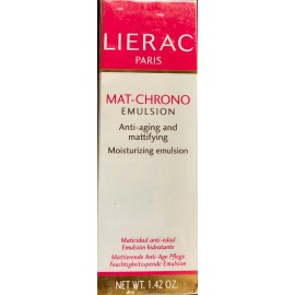 Lierac Mat-Chrono Emulsion Anti-Aging and Mattifying 1.42 oz 40 ml NEW