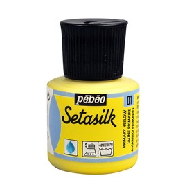 Pebeo Setasilk Silk Painting 45-Milliliter Bottle, Primary Yellow