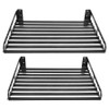 MaxxCloud Electric Oven Holders, Microwave Oven Rack Kitchen Shelf, Black